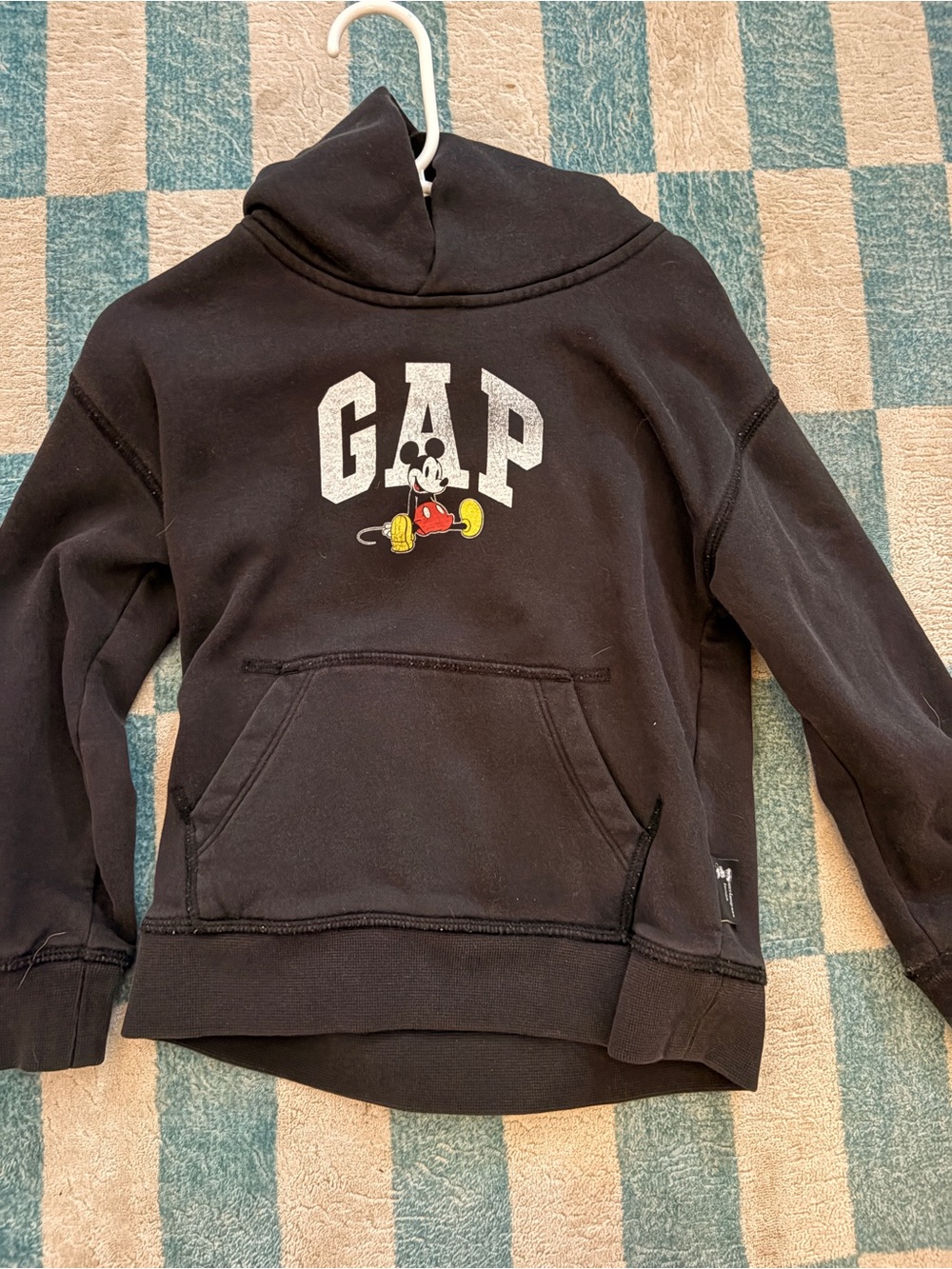 Disney Black Hoodie with Mickey Mouse Graphic